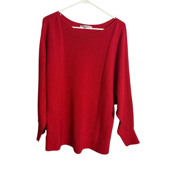 Tommy Bahama Sparkle Bonita Dolman Top Pullover Sweater Size L - Picture 2 of 7